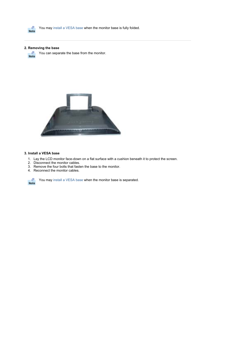 Removing the base | Samsung RT19FSSS User Manual | Page 22 / 61