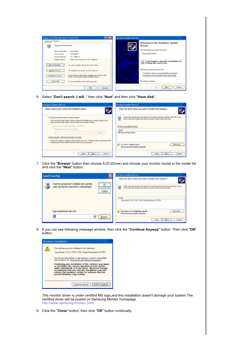 Samsung RT19FSSS User Manual | Page 26 / 61