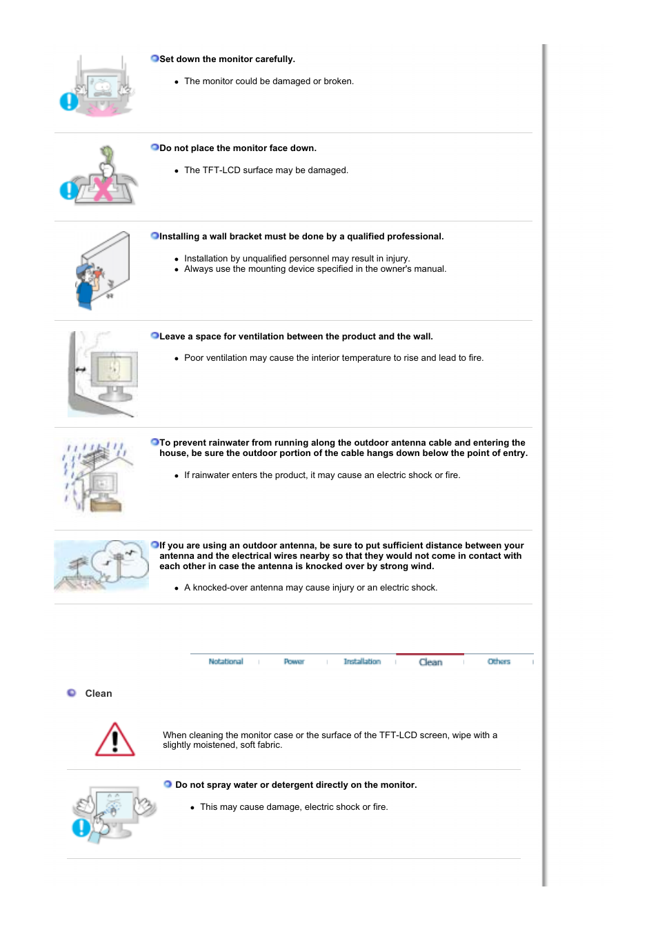 Clean | Samsung RT19FSSS User Manual | Page 4 / 61