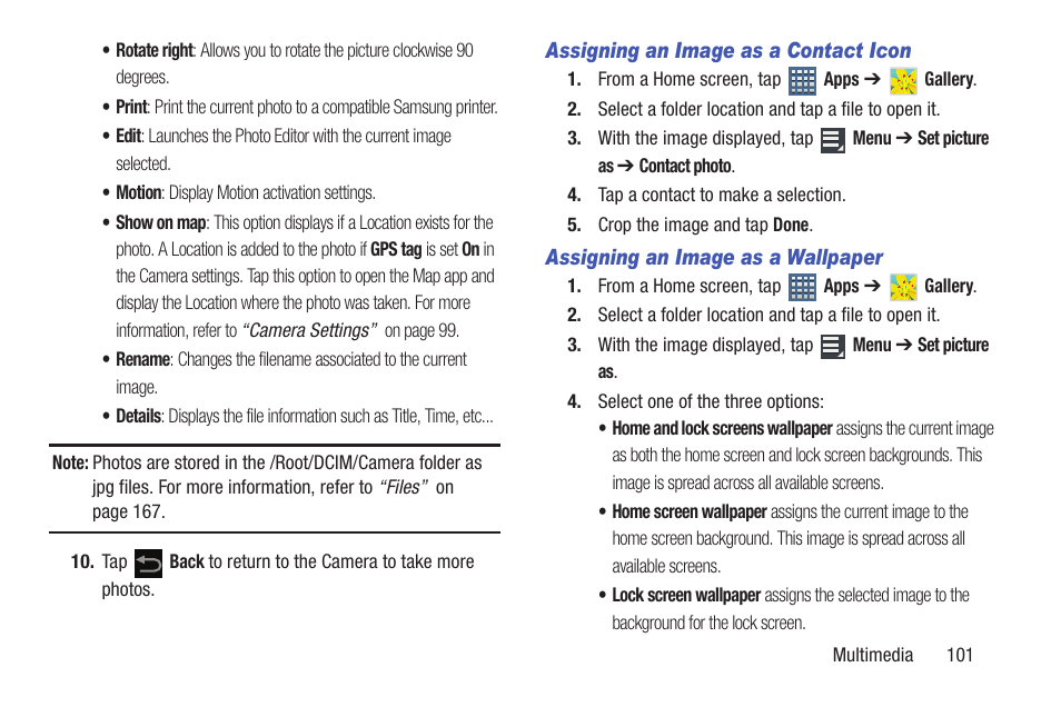 Samsung SGH-T859UWBTMB User Manual | Page 105 / 301