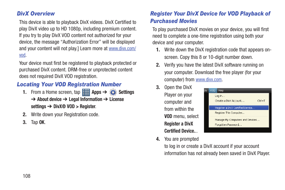 Samsung SGH-T859UWBTMB User Manual | Page 112 / 301