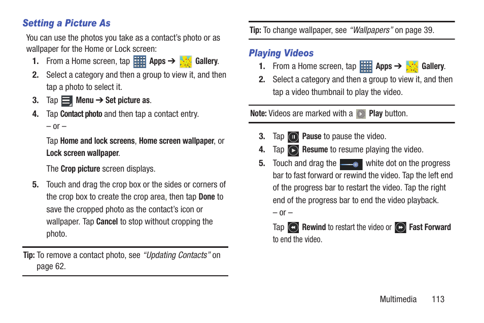 Samsung SGH-T859UWBTMB User Manual | Page 117 / 301