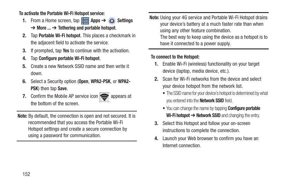 Samsung SGH-T859UWBTMB User Manual | Page 156 / 301