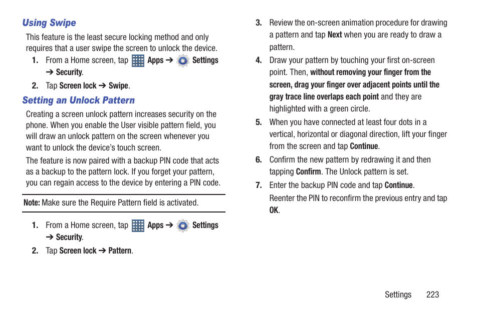 Samsung SGH-T859UWBTMB User Manual | Page 227 / 301