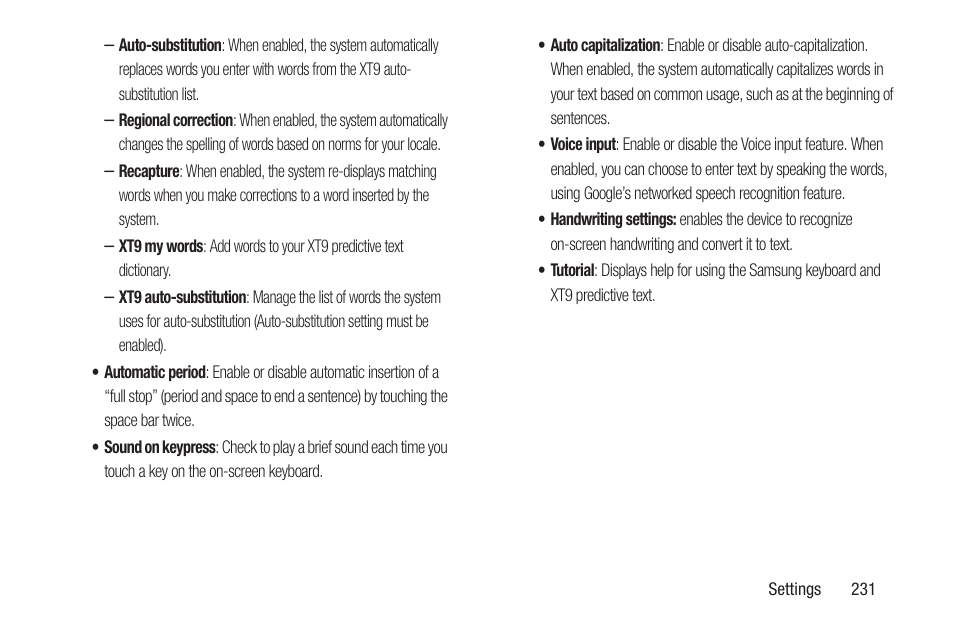 Samsung SGH-T859UWBTMB User Manual | Page 235 / 301