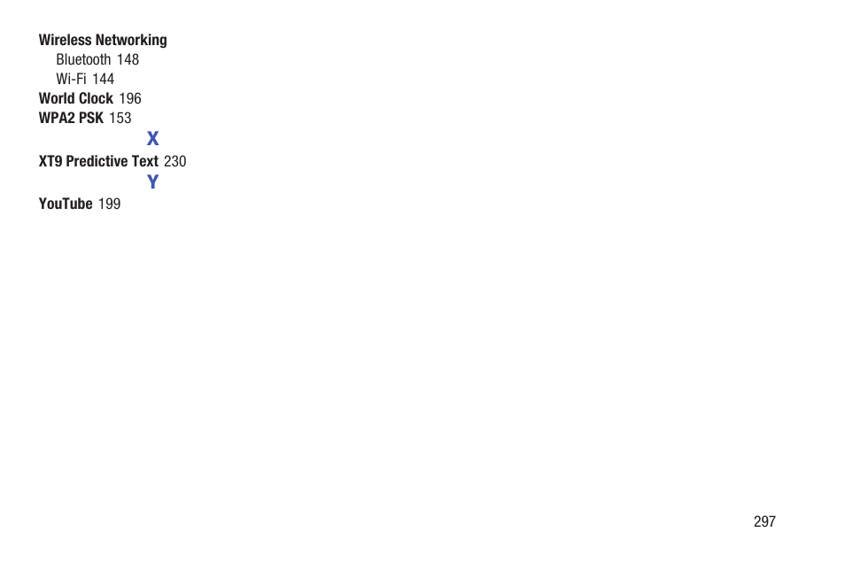 Samsung SGH-T859UWBTMB User Manual | Page 301 / 301