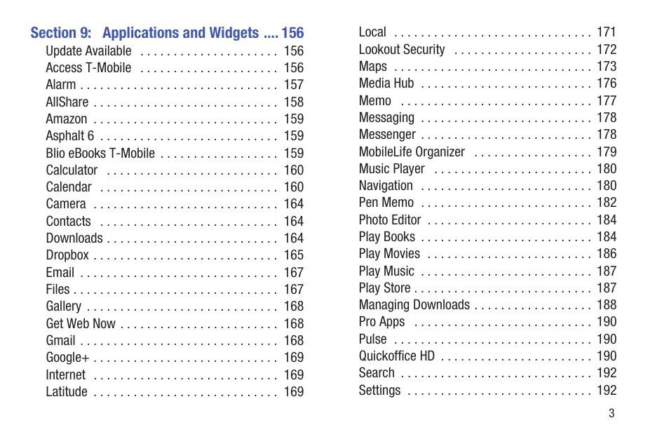 Samsung SGH-T859UWBTMB User Manual | Page 7 / 301