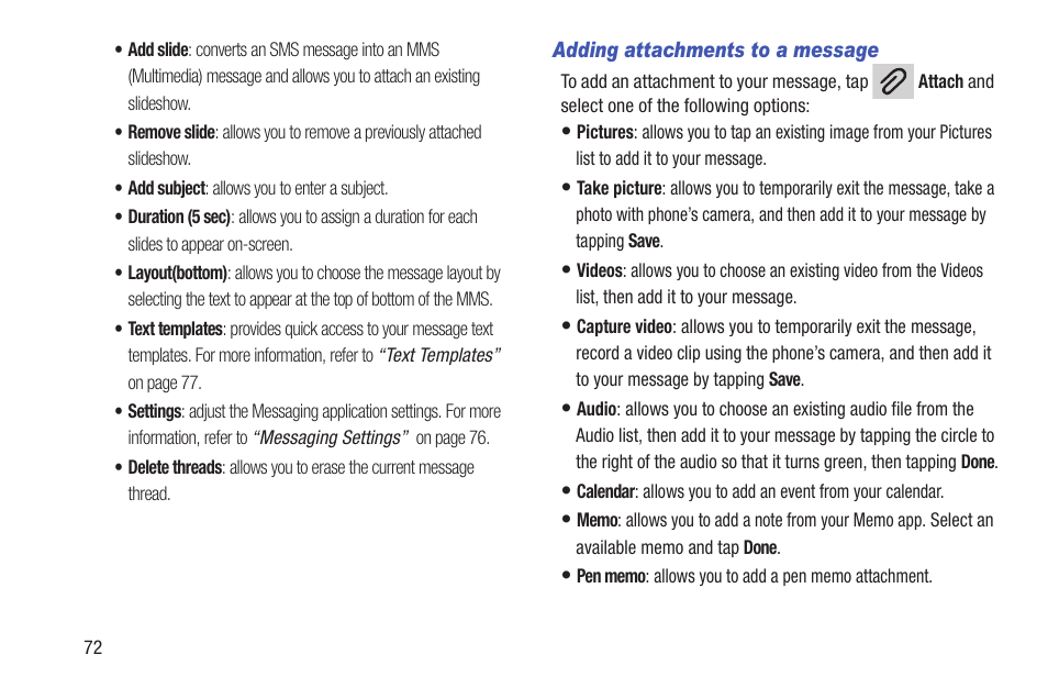 Samsung SGH-T859UWBTMB User Manual | Page 76 / 301