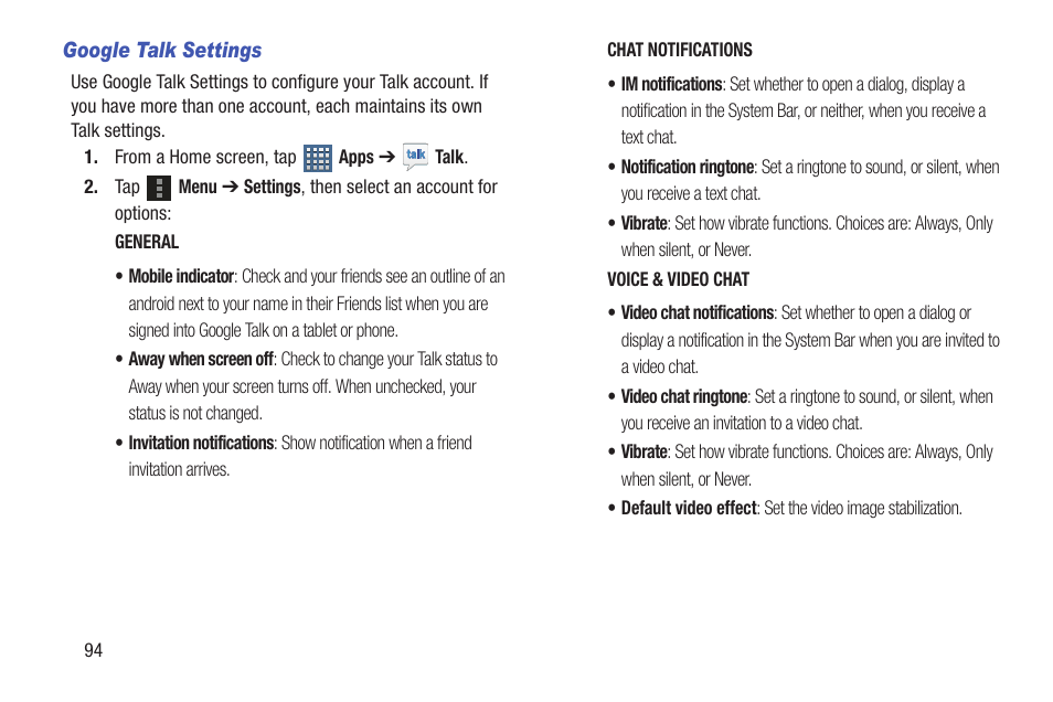 Samsung SGH-T859UWBTMB User Manual | Page 98 / 301