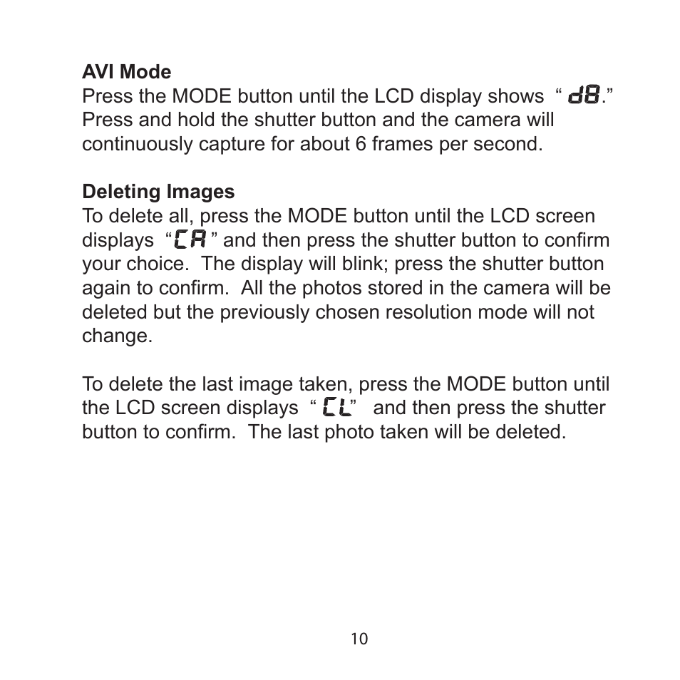 Argus Camera Argus DCM-099 User Manual | Page 10 / 18