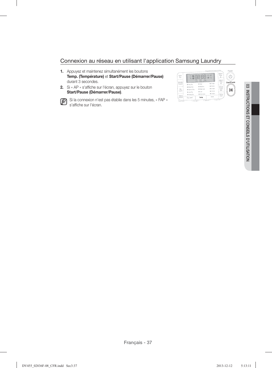 Samsung DV455GVGSWR-AA User Manual | Page 129 / 276