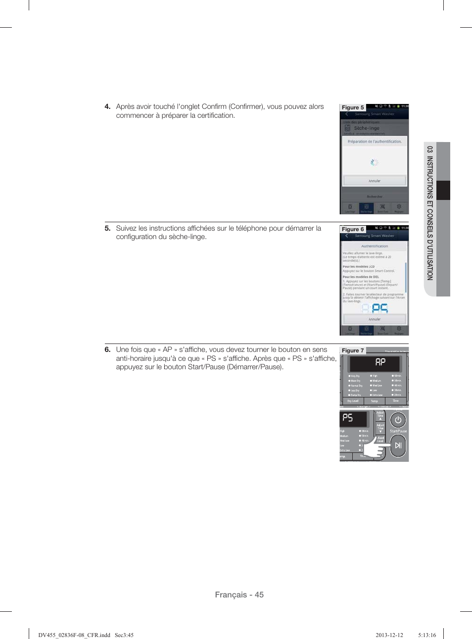 Samsung DV455GVGSWR-AA User Manual | Page 137 / 276