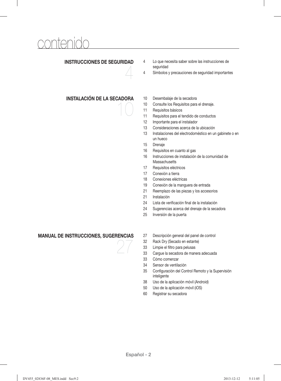 Samsung DV455GVGSWR-AA User Manual | Page 186 / 276