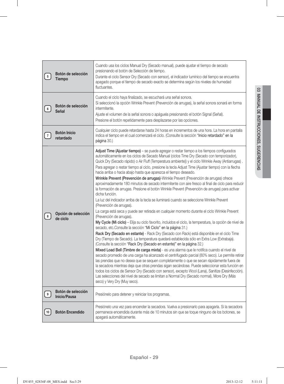 Samsung DV455GVGSWR-AA User Manual | Page 213 / 276