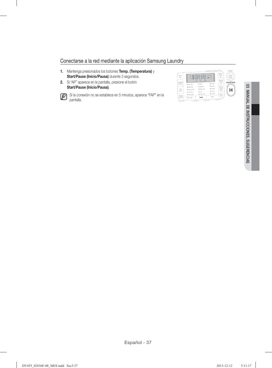 Samsung DV455GVGSWR-AA User Manual | Page 221 / 276