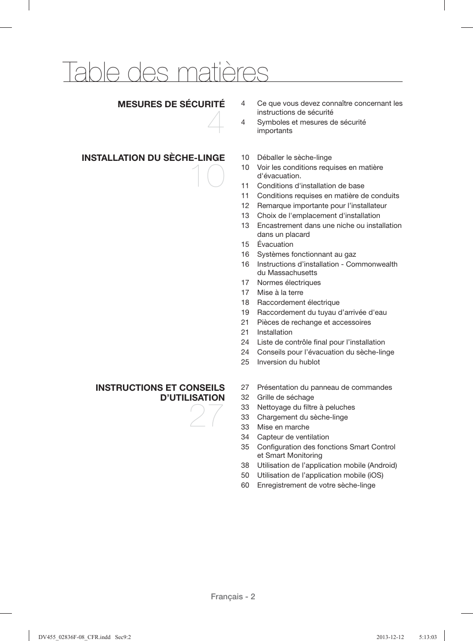 Samsung DV455GVGSWR-AA User Manual | Page 94 / 276
