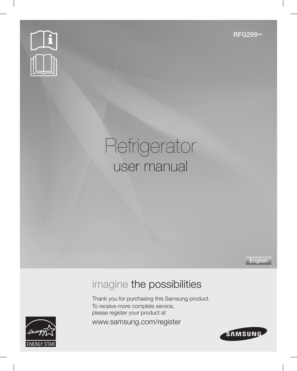 Samsung RFG299AARS-XAA User Manual | 58 pages