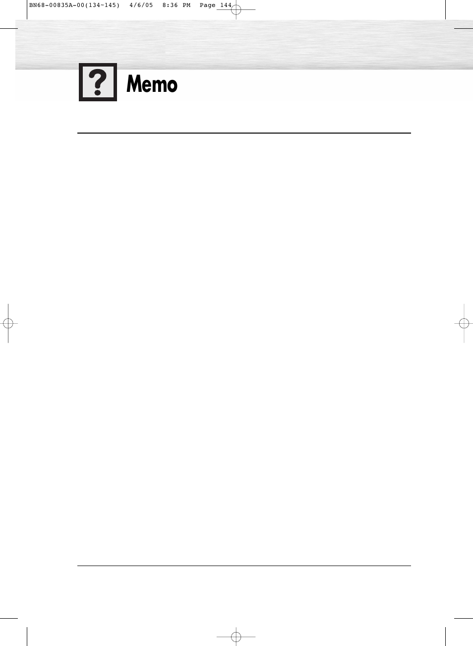 Samsung HPR4252X-XAC User Manual | Page 144 / 146