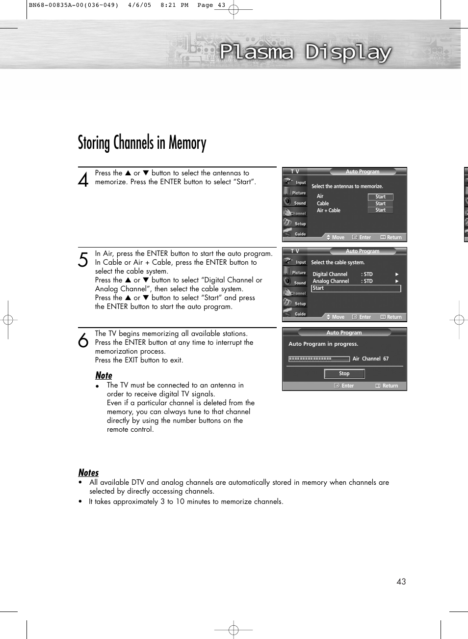 Samsung HPR4252X-XAC User Manual | Page 43 / 146