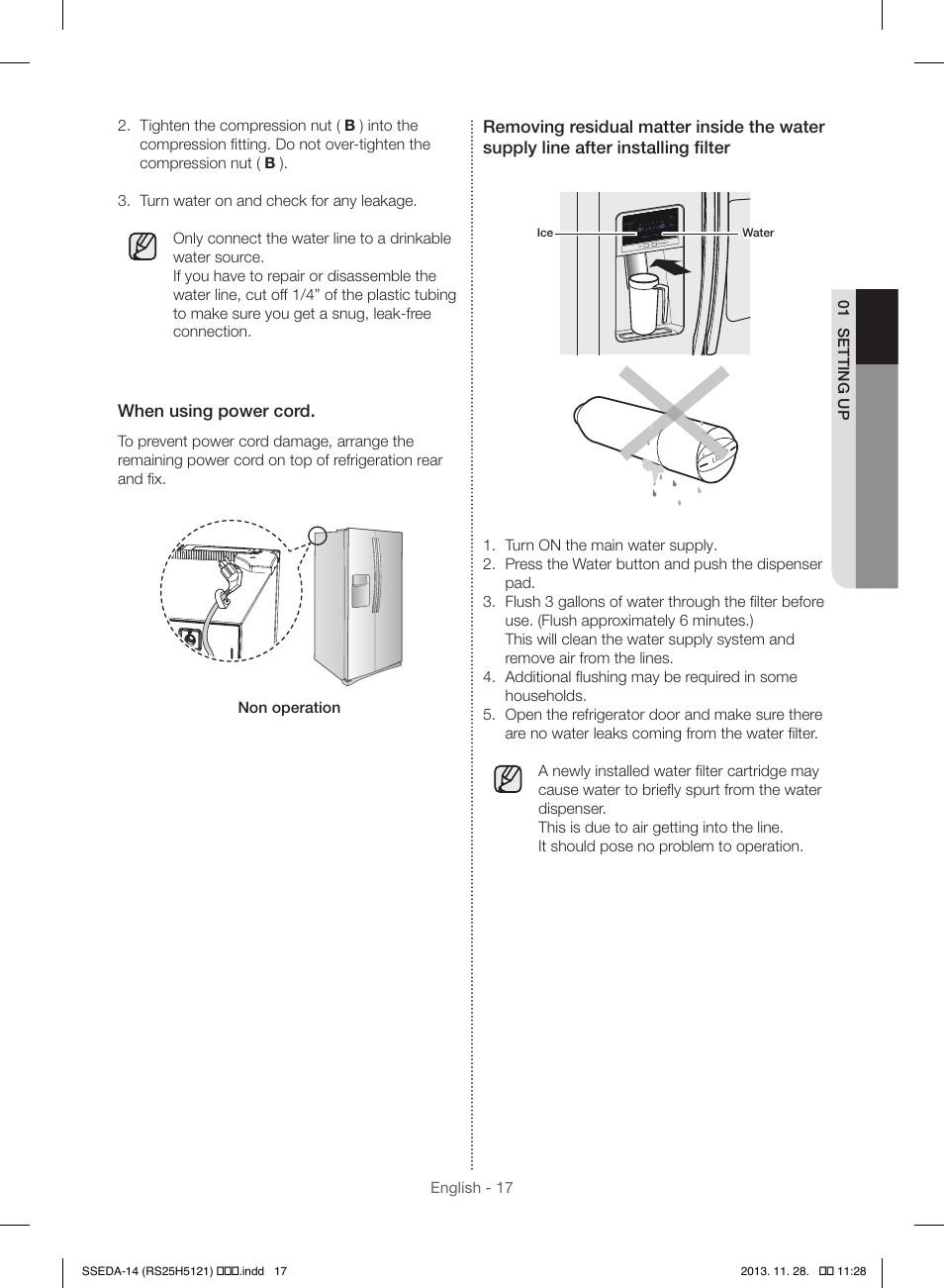 Samsung RS25H5000SR-AA User Manual | Page 17 / 32