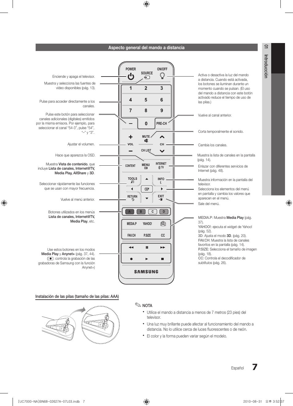 Samsung UN46C7000WFXZA User Manual | Page 73 / 200