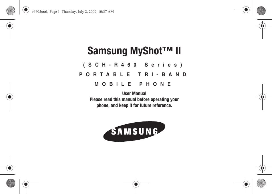Samsung SCH-R460NBAXAR User Manual | 148 pages
