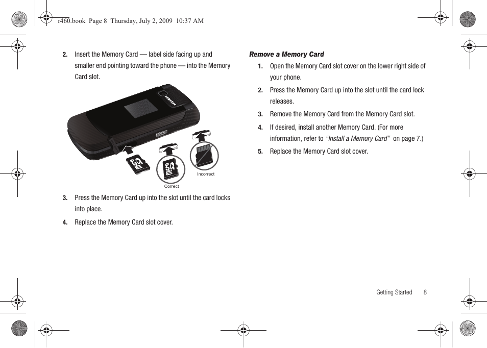 Samsung SCH-R460NBAXAR User Manual | Page 11 / 148