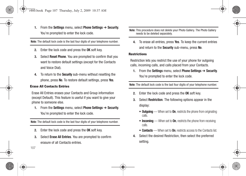 Samsung SCH-R460NBAXAR User Manual | Page 110 / 148