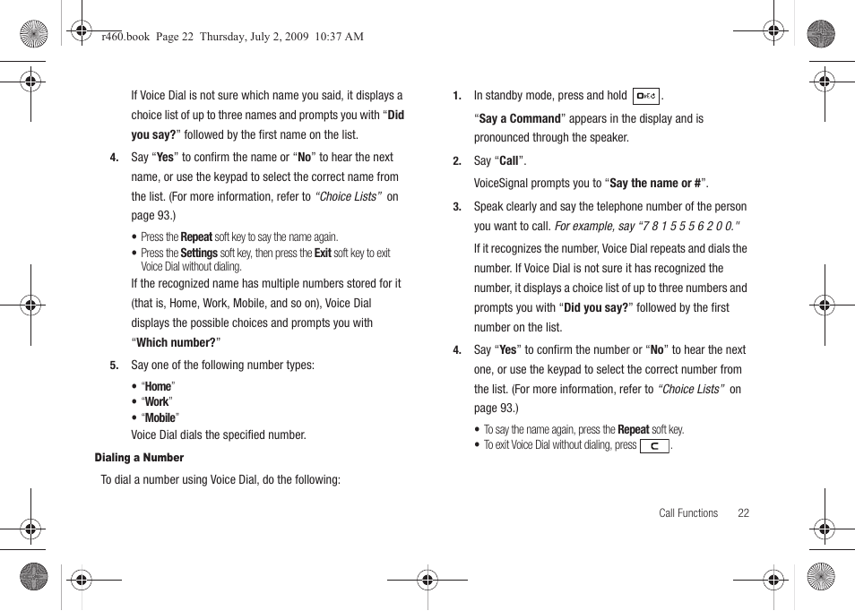 Samsung SCH-R460NBAXAR User Manual | Page 25 / 148