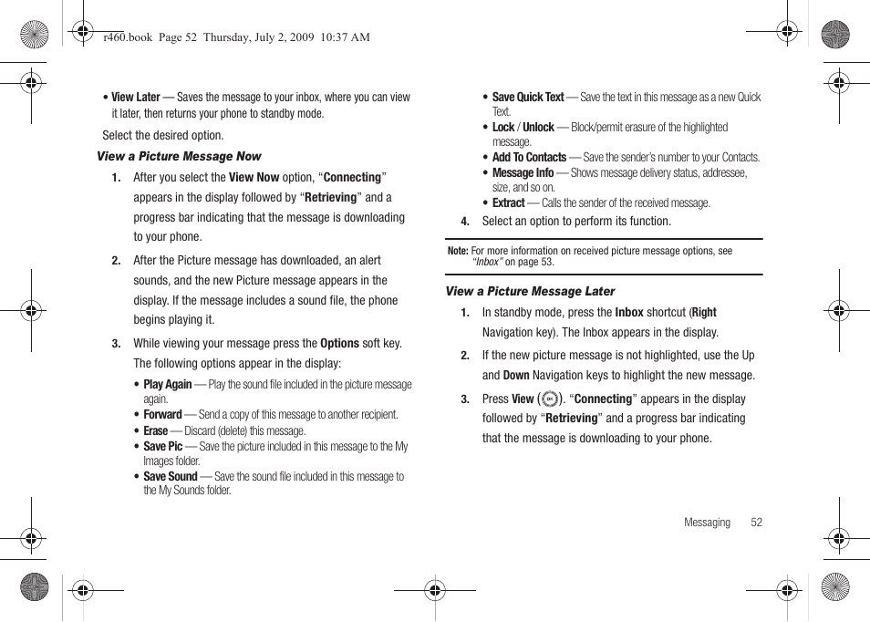 Samsung SCH-R460NBAXAR User Manual | Page 55 / 148