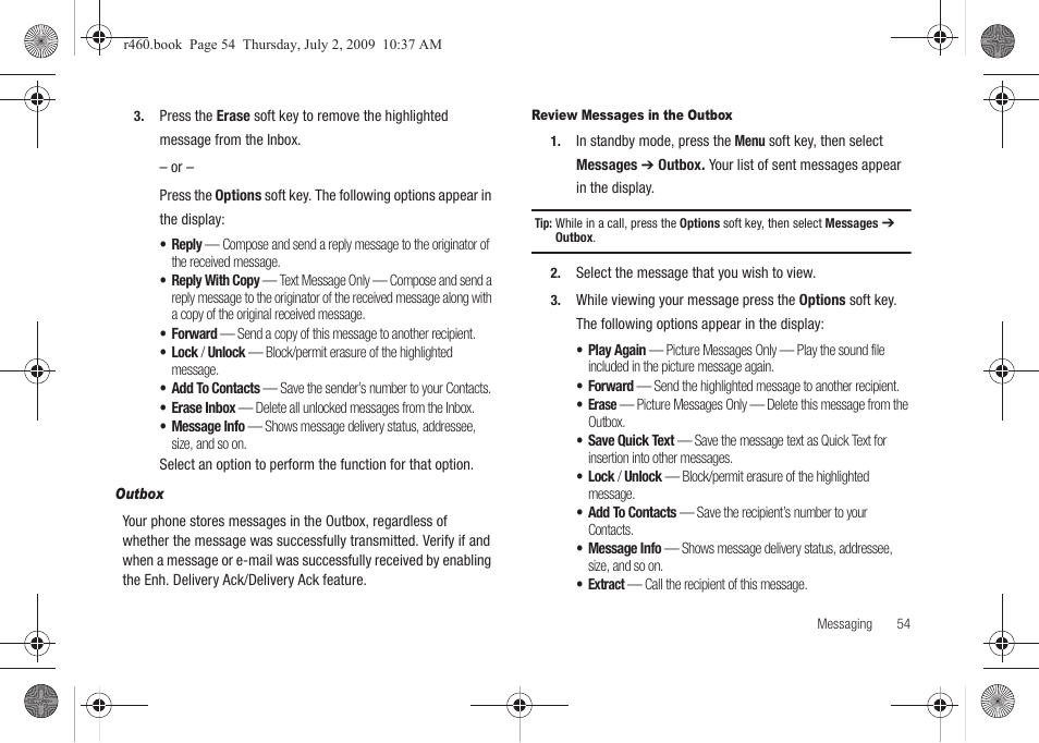 Samsung SCH-R460NBAXAR User Manual | Page 57 / 148