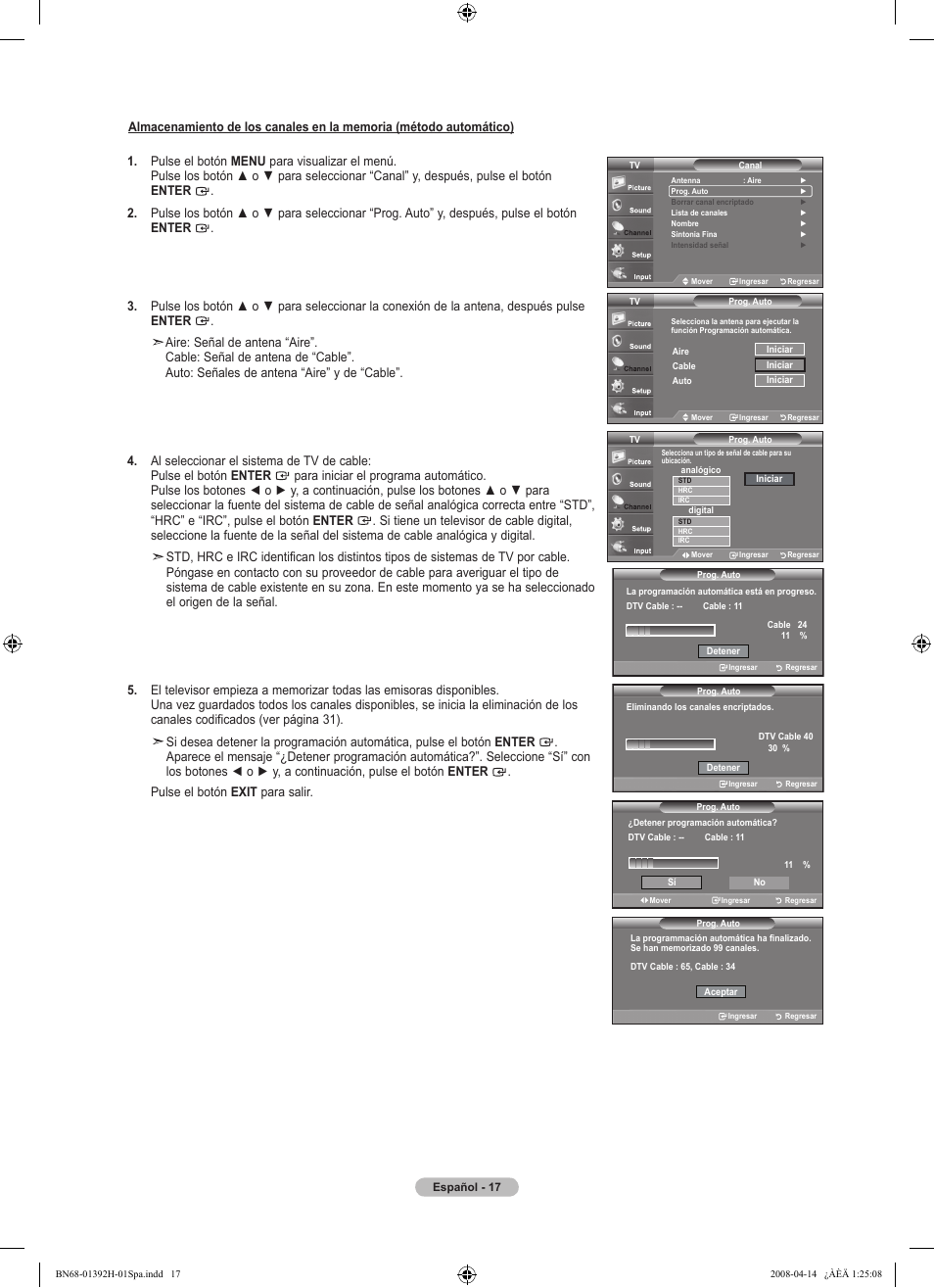 Samsung LN32A540P2DXZA User Manual | Page 87 / 137