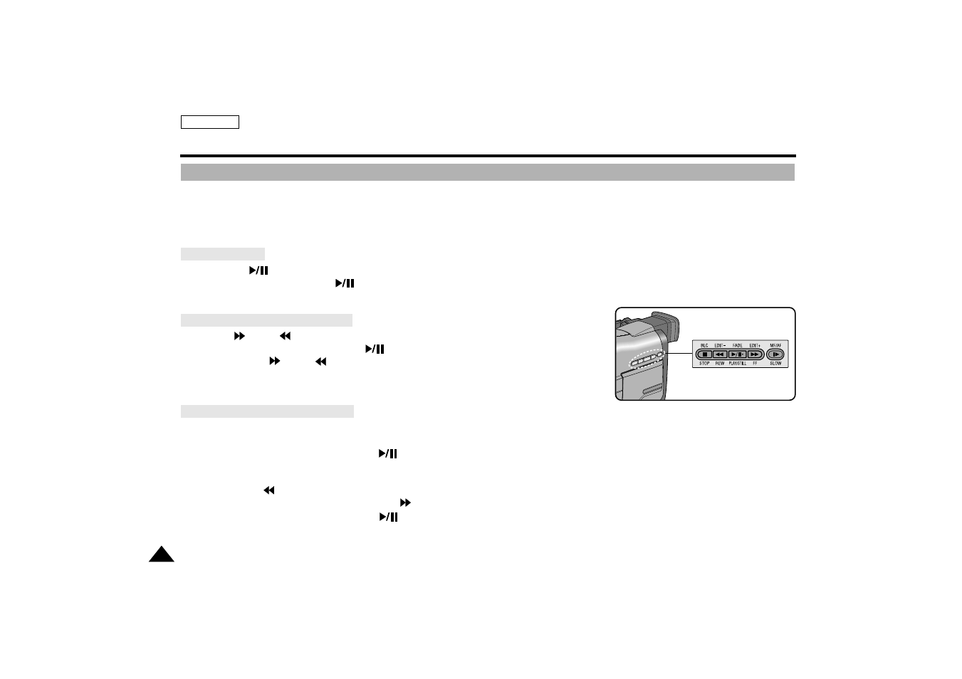 Playing back a tape | Samsung SC-D67-XAA User Manual | Page 68 / 82