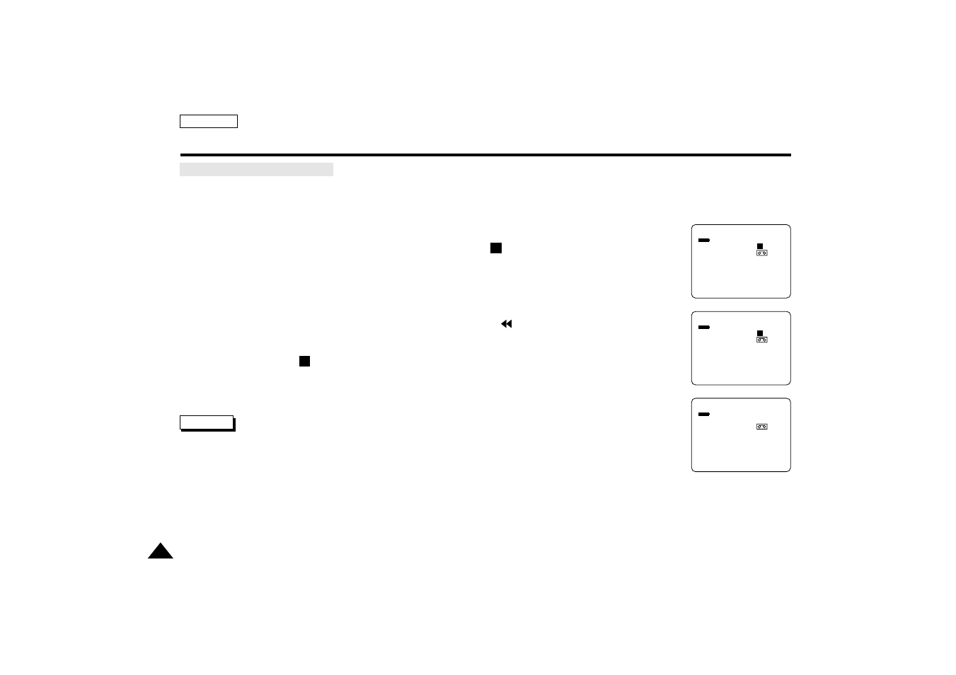 Playing back a tape | Samsung SC-D67-XAA User Manual | Page 70 / 82