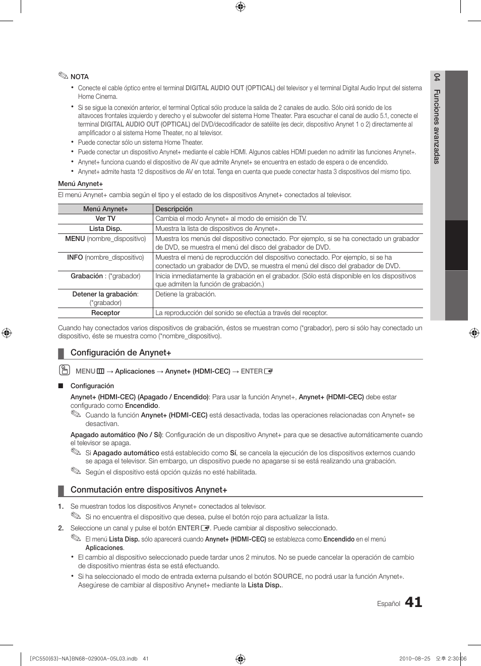 Samsung PN63C590G4FXZA User Manual | Page 95 / 163