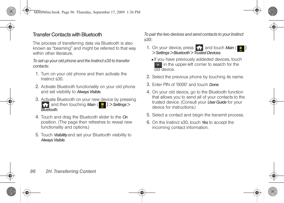 Samsung SPH-M810HAASPR User Manual | Page 108 / 235