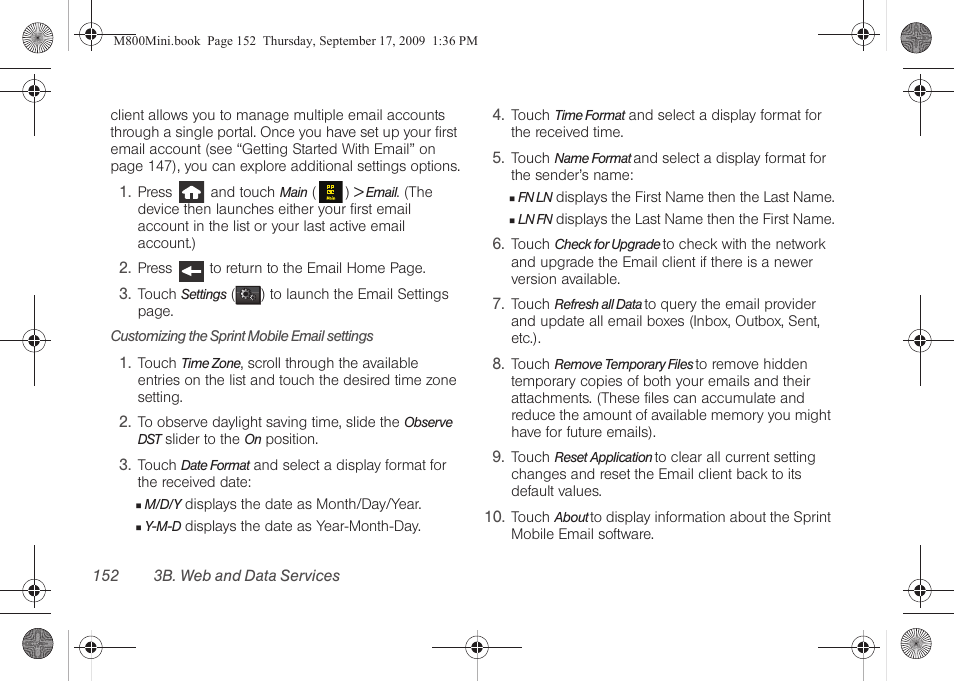 Samsung SPH-M810HAASPR User Manual | Page 164 / 235