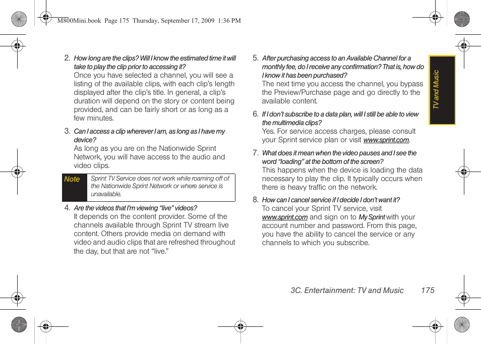 Samsung SPH-M810HAASPR User Manual | Page 187 / 235