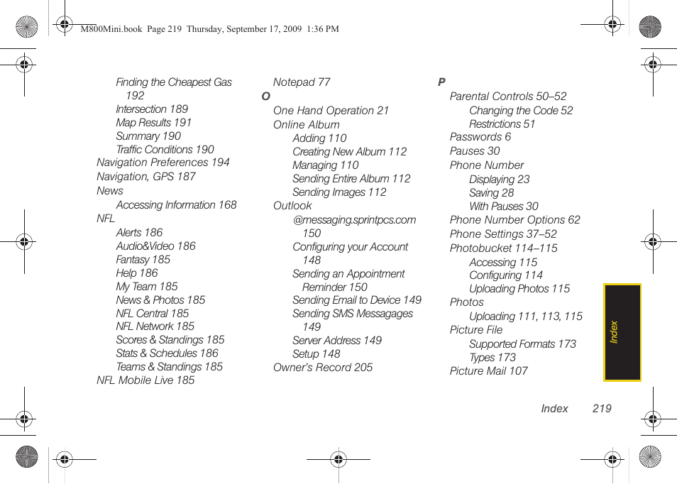 Samsung SPH-M810HAASPR User Manual | Page 231 / 235