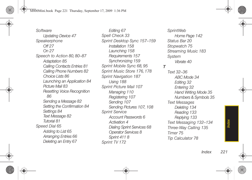 Samsung SPH-M810HAASPR User Manual | Page 233 / 235