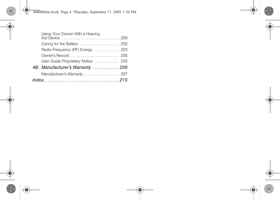 Samsung SPH-M810HAASPR User Manual | Page 6 / 235