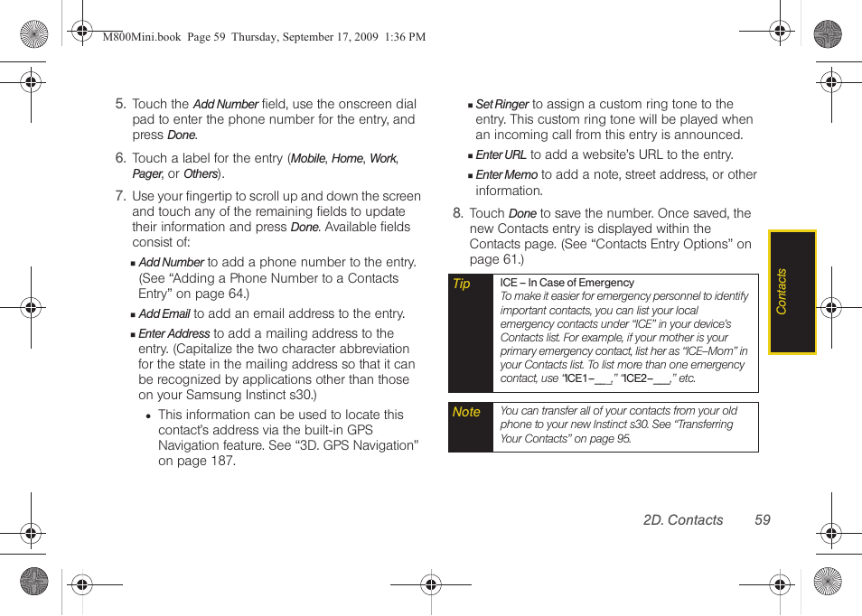 Samsung SPH-M810HAASPR User Manual | Page 71 / 235