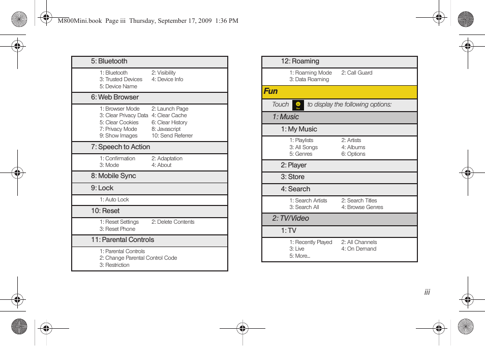 Samsung SPH-M810HAASPR User Manual | Page 9 / 235