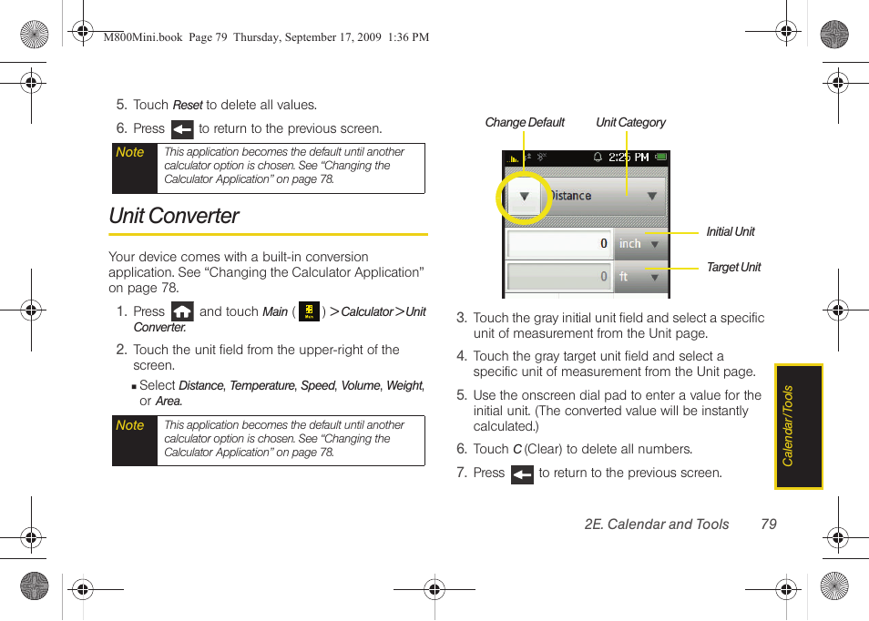 Unit converter | Samsung SPH-M810HAASPR User Manual | Page 91 / 235