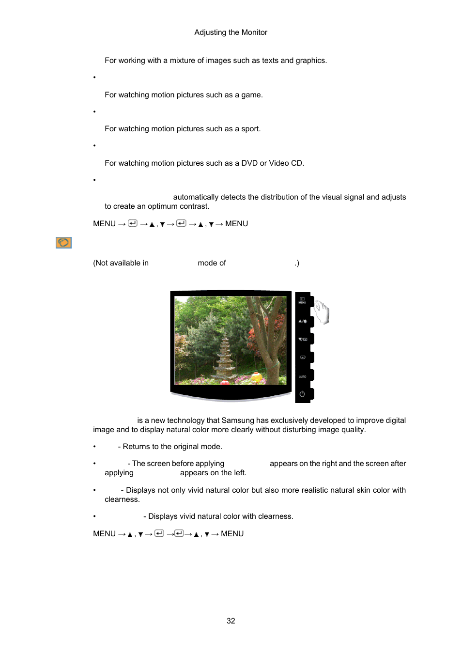 Color, Magiccolor | Samsung LS17CMAKF-XT User Manual | Page 33 / 58