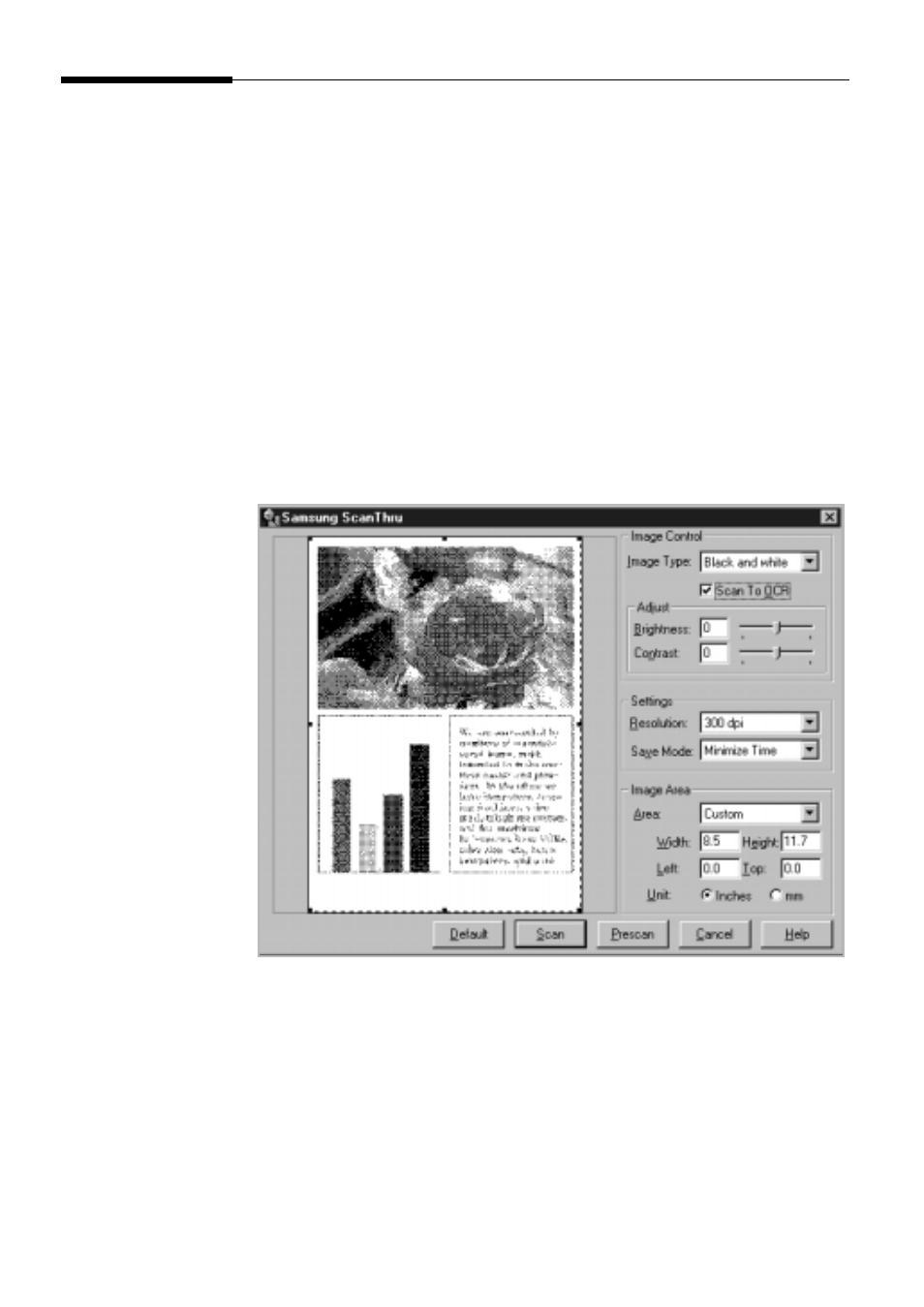 Scanning for automatic text recognition | Samsung SF-5100PI-XAA User Manual | Page 41 / 108