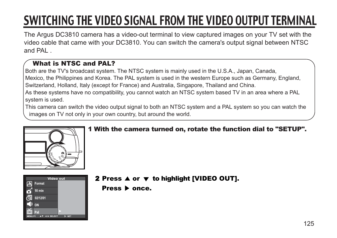 Argus Camera DC3810 User Manual | Page 125 / 164