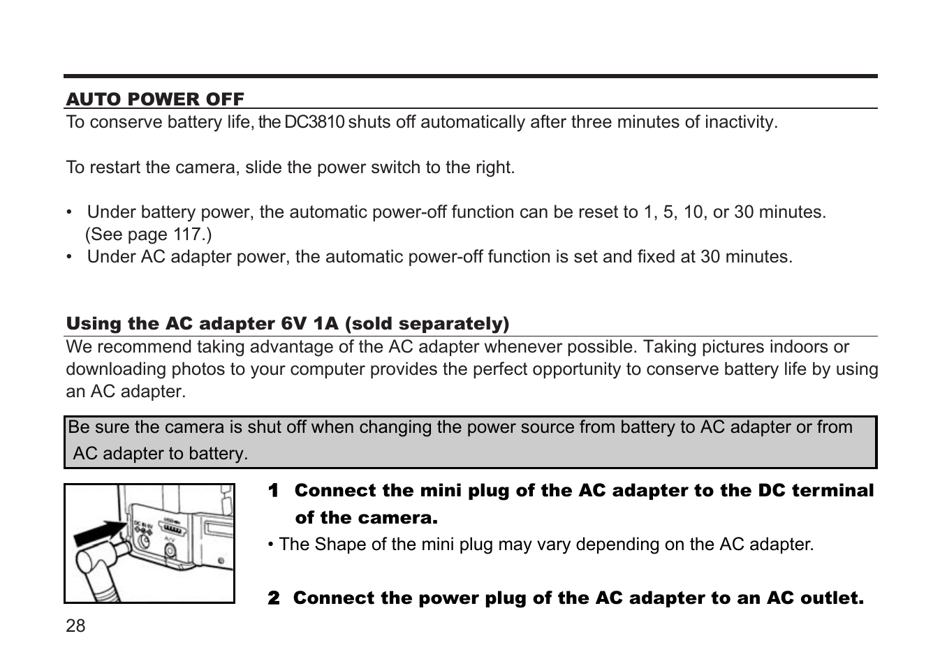 Argus Camera DC3810 User Manual | Page 28 / 164