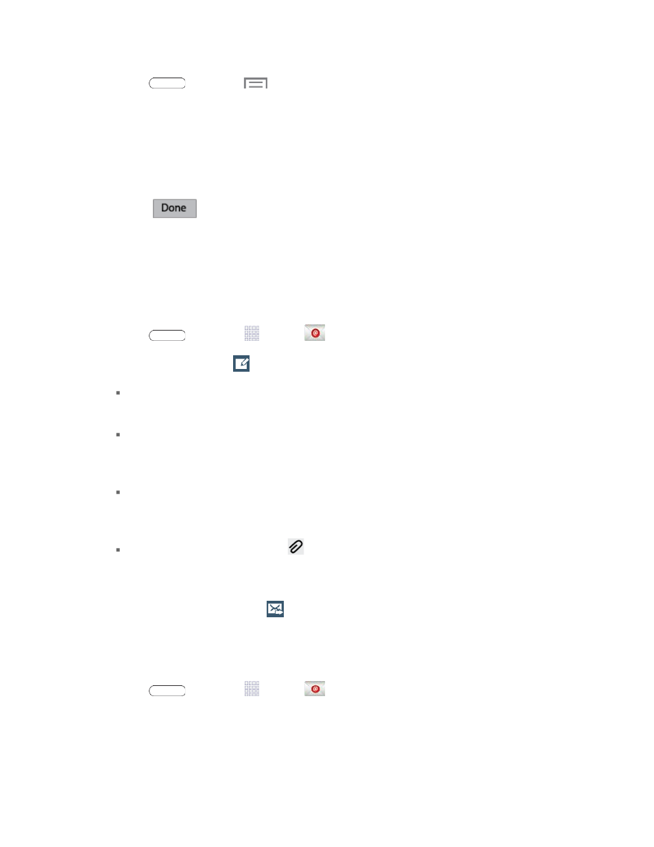 Compose and send email, View and reply to email | Samsung SM-T217SZKASPR User Manual | Page 46 / 125