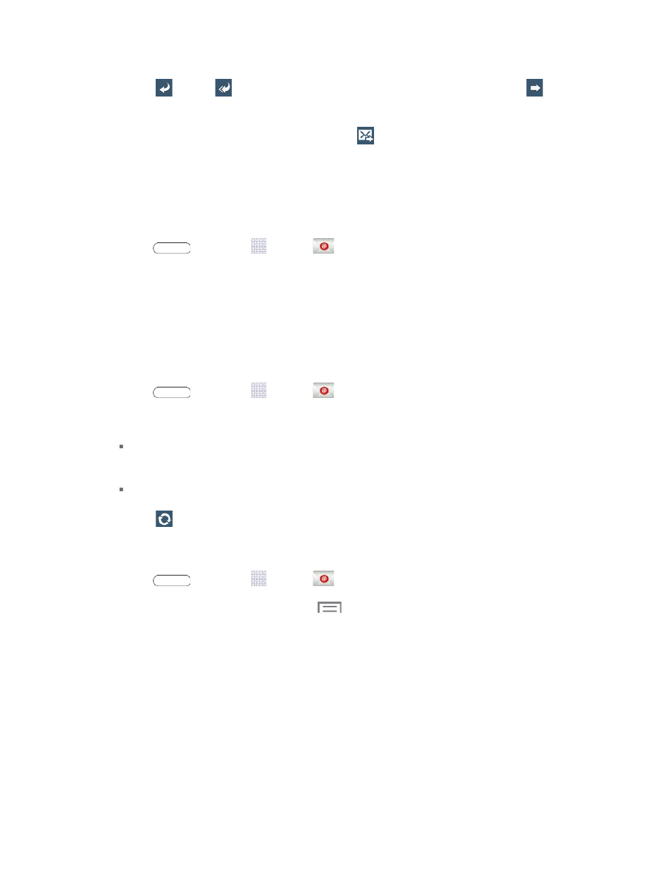Manage your email inbox | Samsung SM-T217SZKASPR User Manual | Page 47 / 125